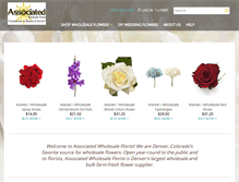 Tablet Screenshot of denverwholesaleflowers.com